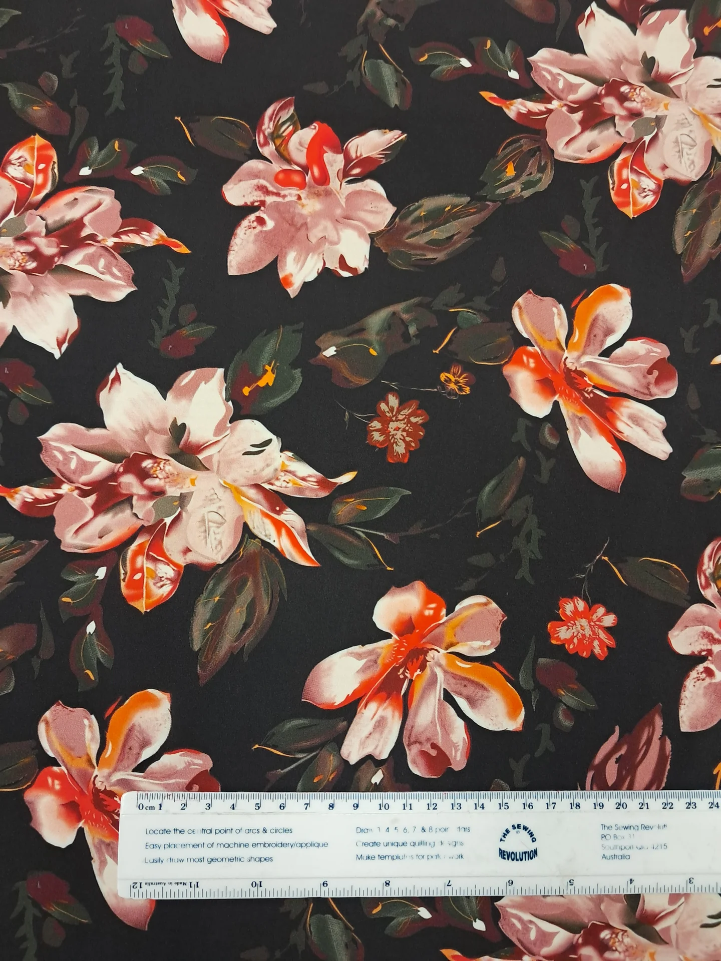 Fabric W 2593 Rayon Print Col 3