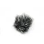 Fake Fur Pom Pom 45mm Col 4 Charcoal