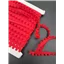 Braid Pom Pom Col 5 Red