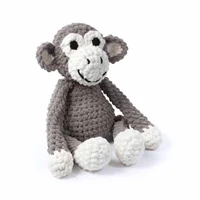 Knitty Critter Kit Crocheted Charlie Chimp