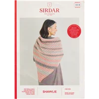 Sirdar Shawlie Patterns 10218 Triangle Wrap