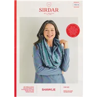Sirdar Shawlie Patterns 10216r Round Scarf