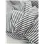 Fabric Striped Linen Cotton Black White - photo 2