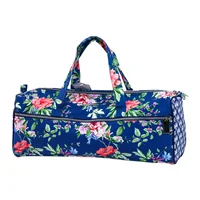 Knitting Storage Bag Navy Blooms