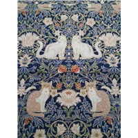 William Morris Inspired OKUBO Navy Cats