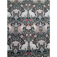 William Morris Inspired OKUBO Black Cats