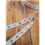 Dome Tape White Cotton with Silver Metal Domes - photo 1