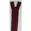YKK Dress Zip (3 Coil) Bordeaux 25cm