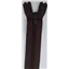 YKK Dress Zip (3 Coil) Dark Brown 45cm