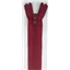 YKK Dress Zip (3 Coil) Wine 45cm